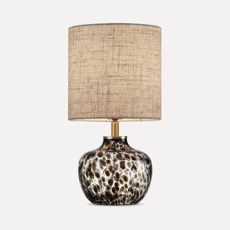 Barjac, lampe de chevet, pied motif léopard