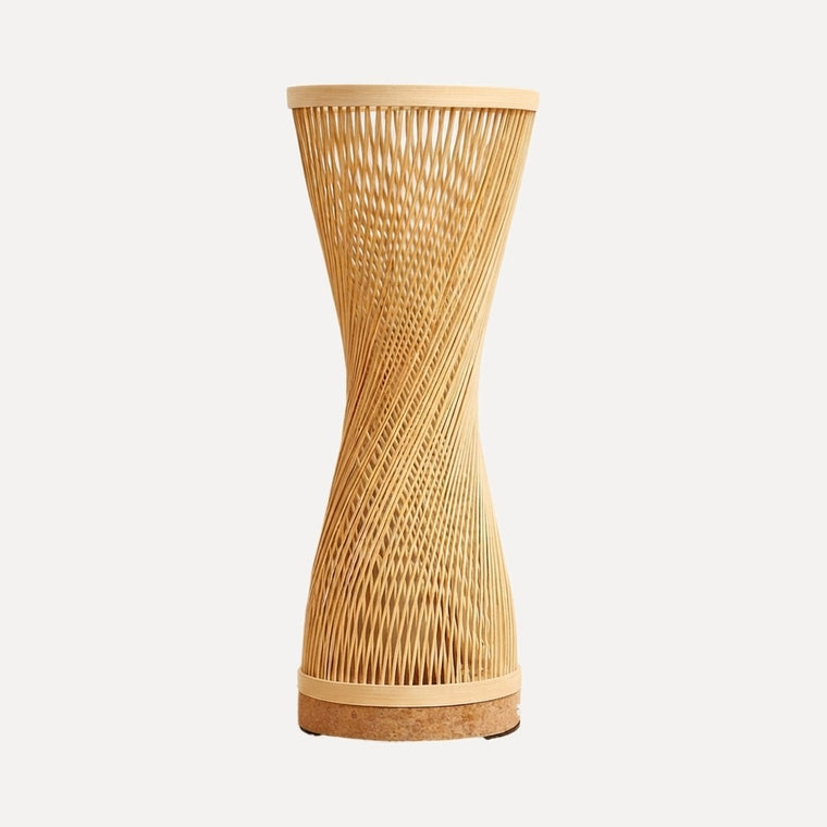 Takeo, bambou tressé main, forme sablier