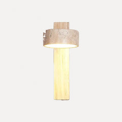 Bois naturel, 1 lumière à tirette