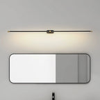 Applique LED longue ligne fine, dorée ou noire, 68 à 128 cm – Merano, vue d’ambiance