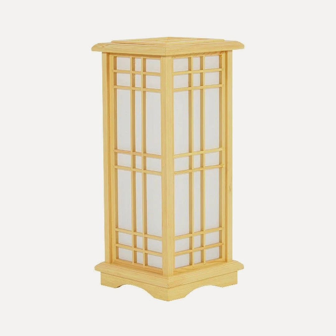 Sauve, lanterne japonaise en bois carré