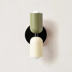 Vert et crème, platine noire
