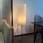Lampadaire design en tissu, H 120 cm – Ikaho, vue d’ambiance
