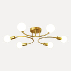 Doré, 6 lumières, Ø 70 cm
