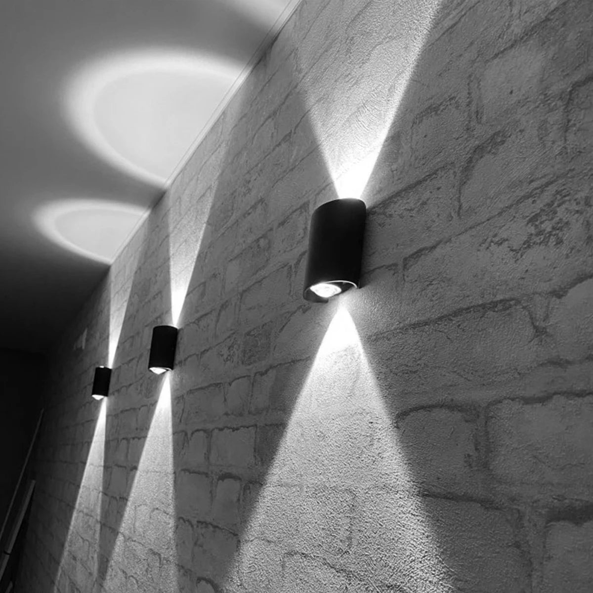 Applique extérieure multi-faisceaux, 2 à 12 rayons – Fréhel, vue d’ambiance