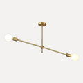 Lustre Spoutnik à longs bras, 2 à 6 lumières, doré ou noir – Meillant
