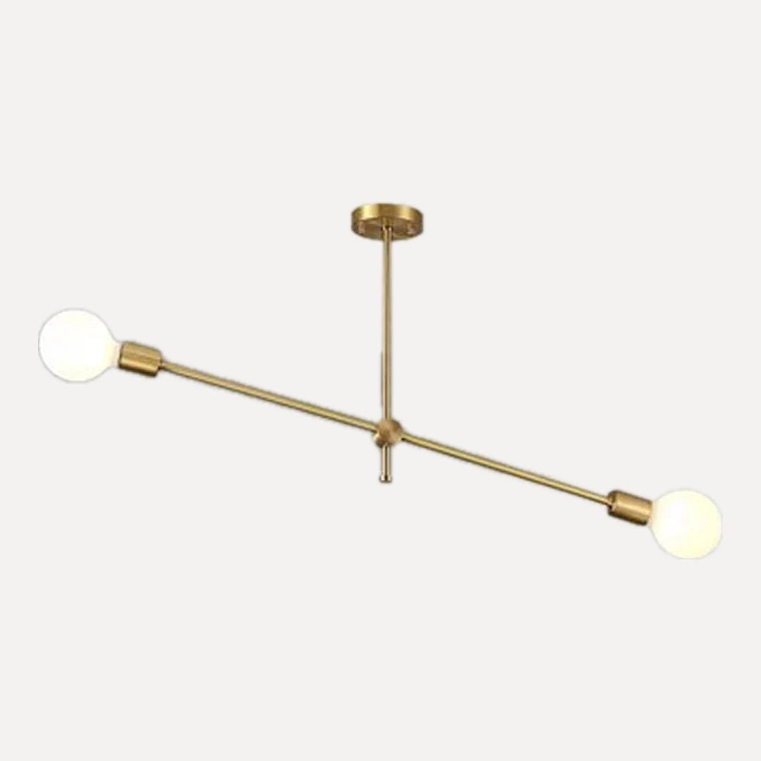 Lustre Spoutnik à longs bras, 2 à 6 lumières, doré ou noir – Meillant