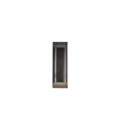 Applique en laiton plié, doré ou noir, quatre tailles – Mirepoix, finition noir, 10 × 30 cm