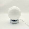 Lampe à poser globe de verre, orange, blanc ou crème – Kurobe