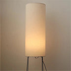 Lampadaire design en tissu, H 120 cm – Ikaho allumé