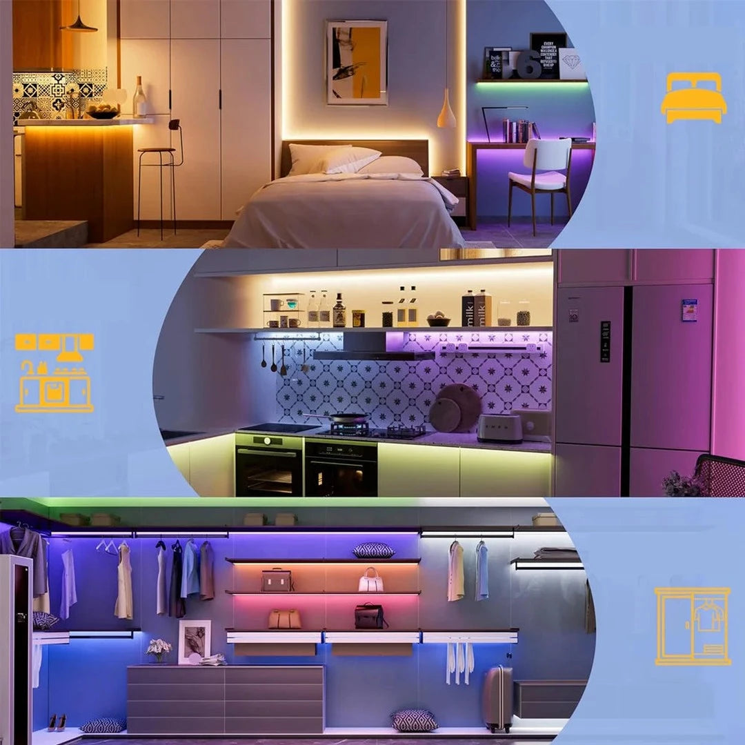 Lucenay, couleurs sans points, connecté en zigbee, en situation