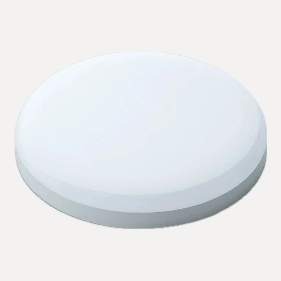 Diélette, hublot blanc pour façade ou salle d'eau, ronde extra-plate