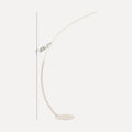 Lampadaire arc LED en C, blanc ou noir, télécommande – Saint-Cirq