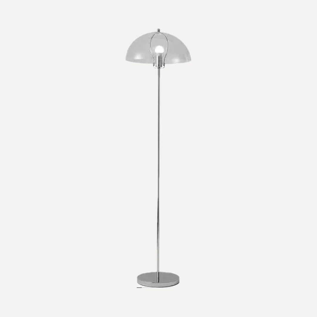 Lampadaire champignon en verre, 150 cm, cinq teintes – Belcastel
