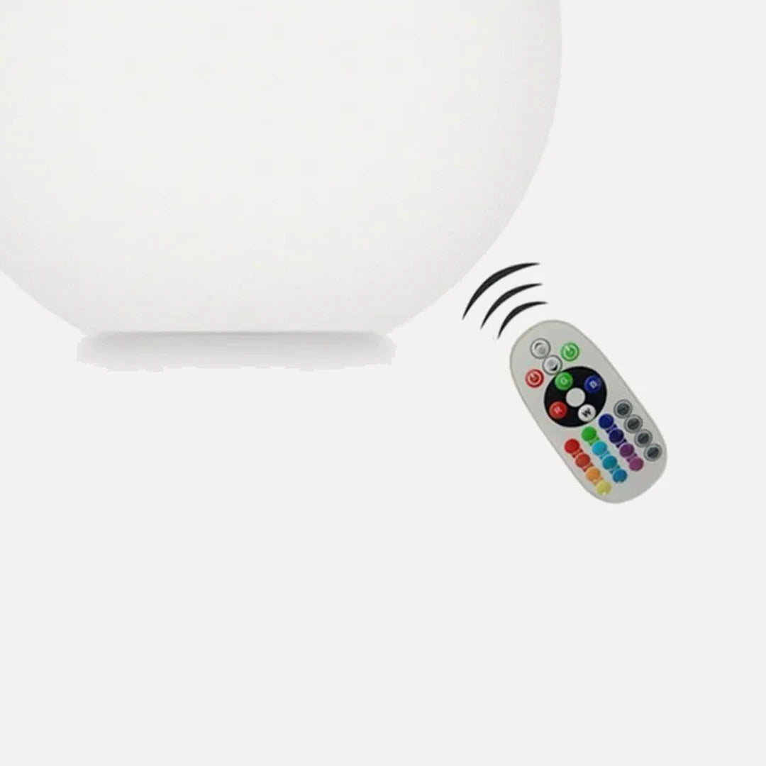Boule lumineuse de jardin Ø 25 cm, sans fil, télécommande – Groix