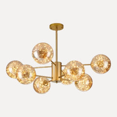 Doré, 8 globes, Ø 70 cm