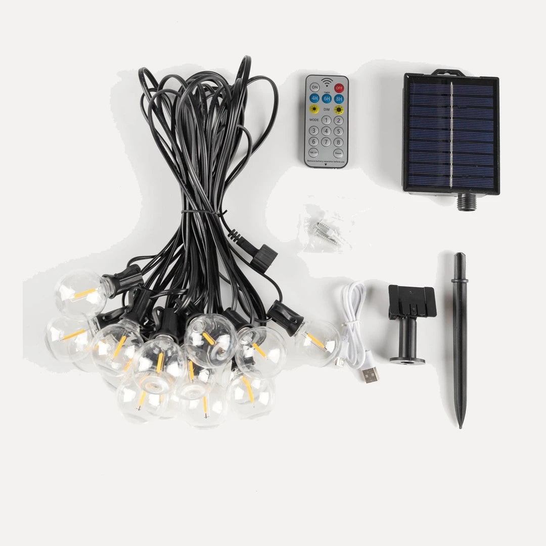 Hoëdic, globes incassables, solaire et télécommande