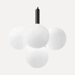 Noir, 5 globes, Ø 42 cm