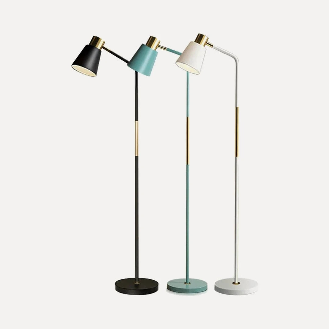 Lampadaire liseuse orientable, blanc, noir ou vert – Montpazier