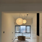 Suspension boule en papier de riz, style japonais – Kamakura dans un intérieur