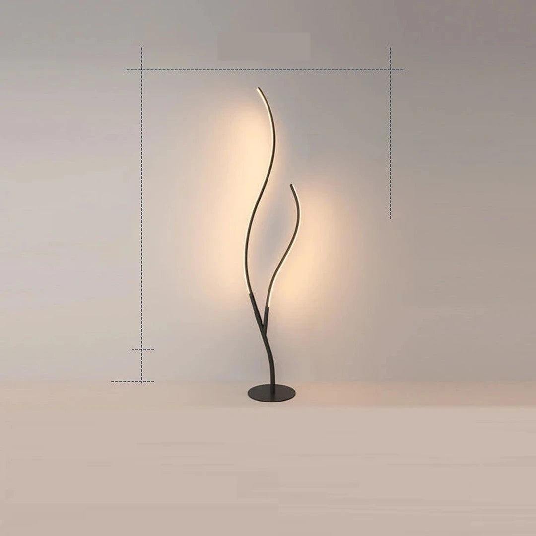 Puycelsi, feuille de lumière led, noir