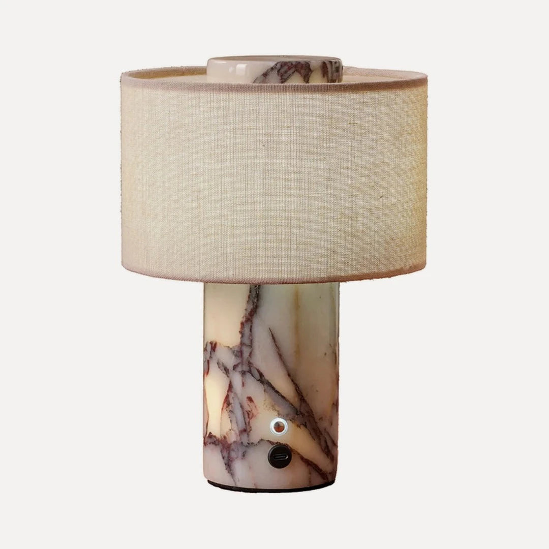 Lampe à poser en marbre, sans fil, trois versions – Anghiari