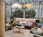Suspension fleur en tissu à pétales – Altea dans un intérieur