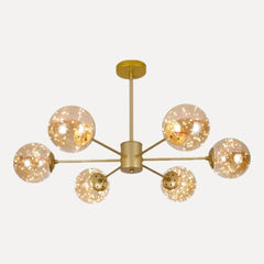 Doré, 6 globes, Ø 70 cm