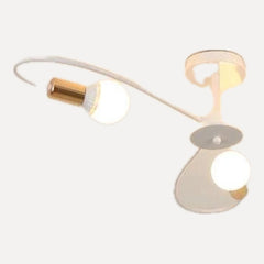 Blanc et doré, 3 lumières