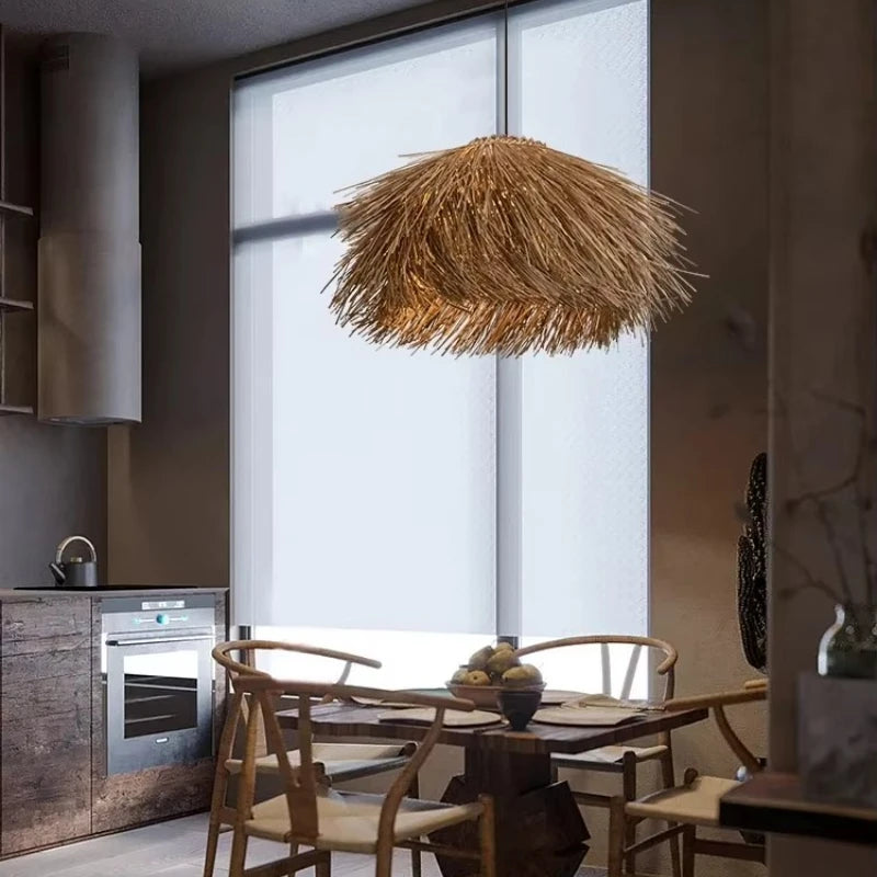 Suspension en herbes sèches, style bohème – Zahara dans un intérieur
