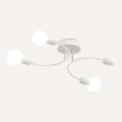 Blanc, 4 lumières, Ø 60 cm