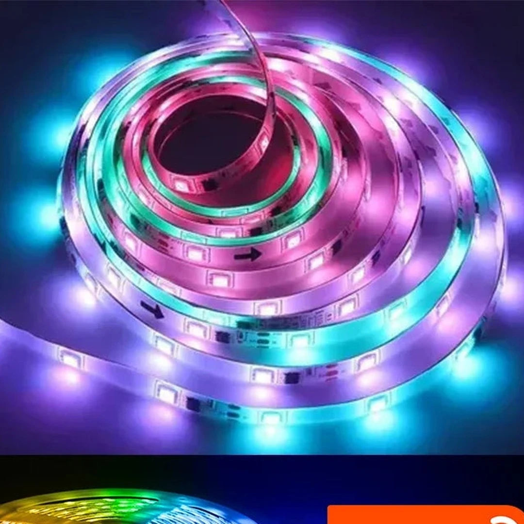 Ruban LED RGBIC Wi-Fi Tuya, Alexa et Google, 1 à 20 m – Lunery