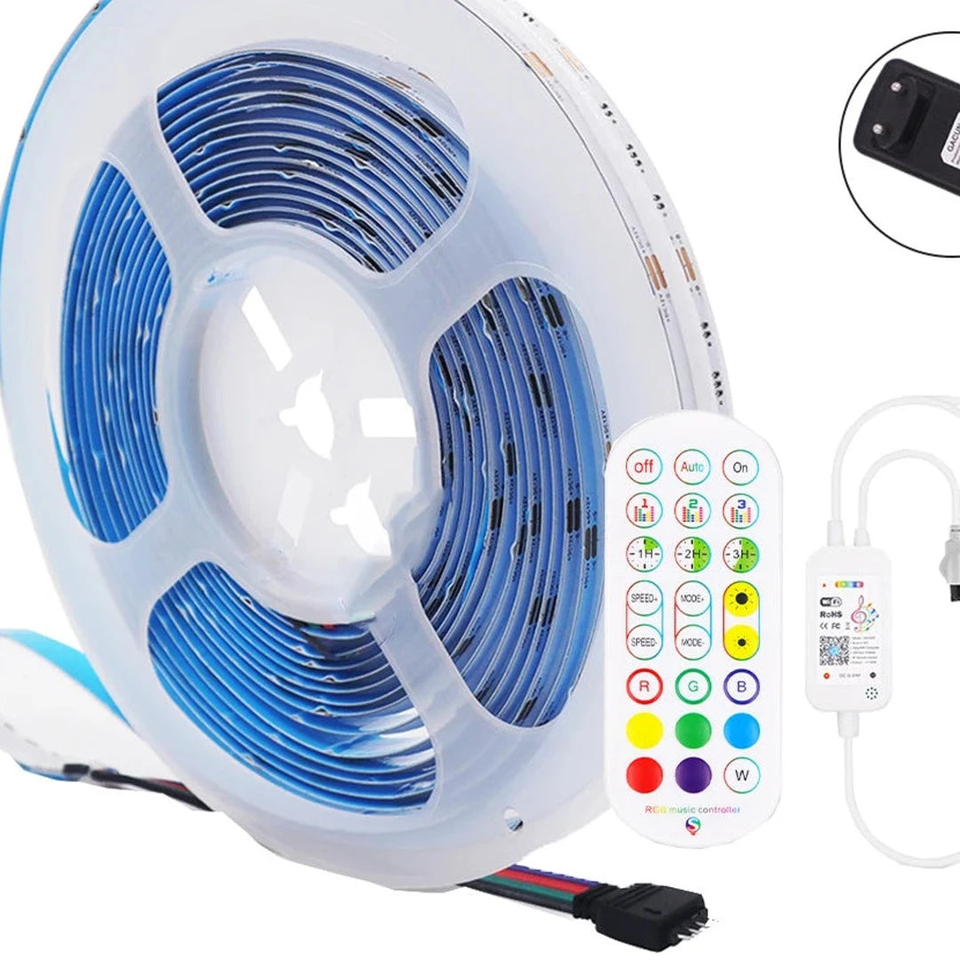 Lumeau, couleurs sans points, 840 led par mètre, wi-fi tuya, 1 rouleau