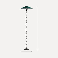 Vert sapin, lampadaire 150 cm