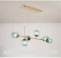 Brézé, six globes de verre sur branches, en situation