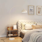 Lampadaire pied en marbre, abat-jour Ø 30 cm, cinq teintes – Sirmione, vue d’ambiance
