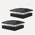 Portsall, têtes de poteau solaires, sans câble, lot de 2