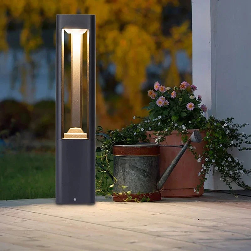 Borne de jardin à fente lumineuse, 30 à 90 cm – Hourtin allumée