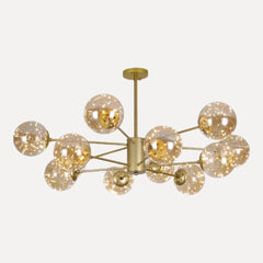 Doré, 12 globes, Ø 100 cm