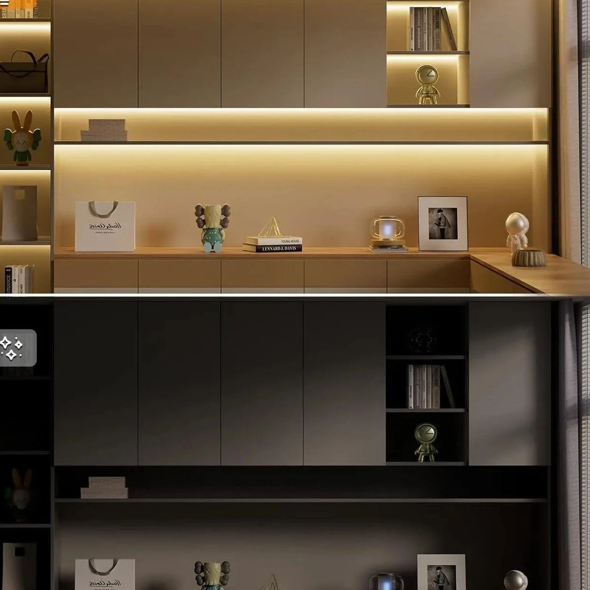 Lucinges, blanc chaud connecté en zigbee, en situation