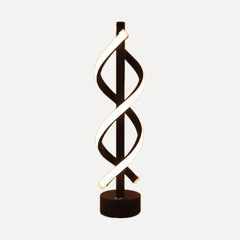 Noir, lampe à poser