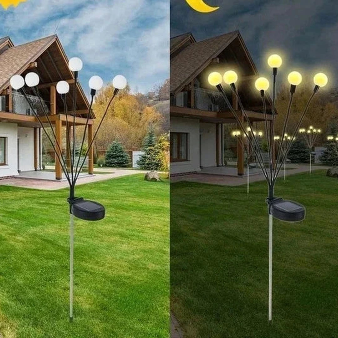 Damgan, lucioles solaires qui dansent au vent, en situation