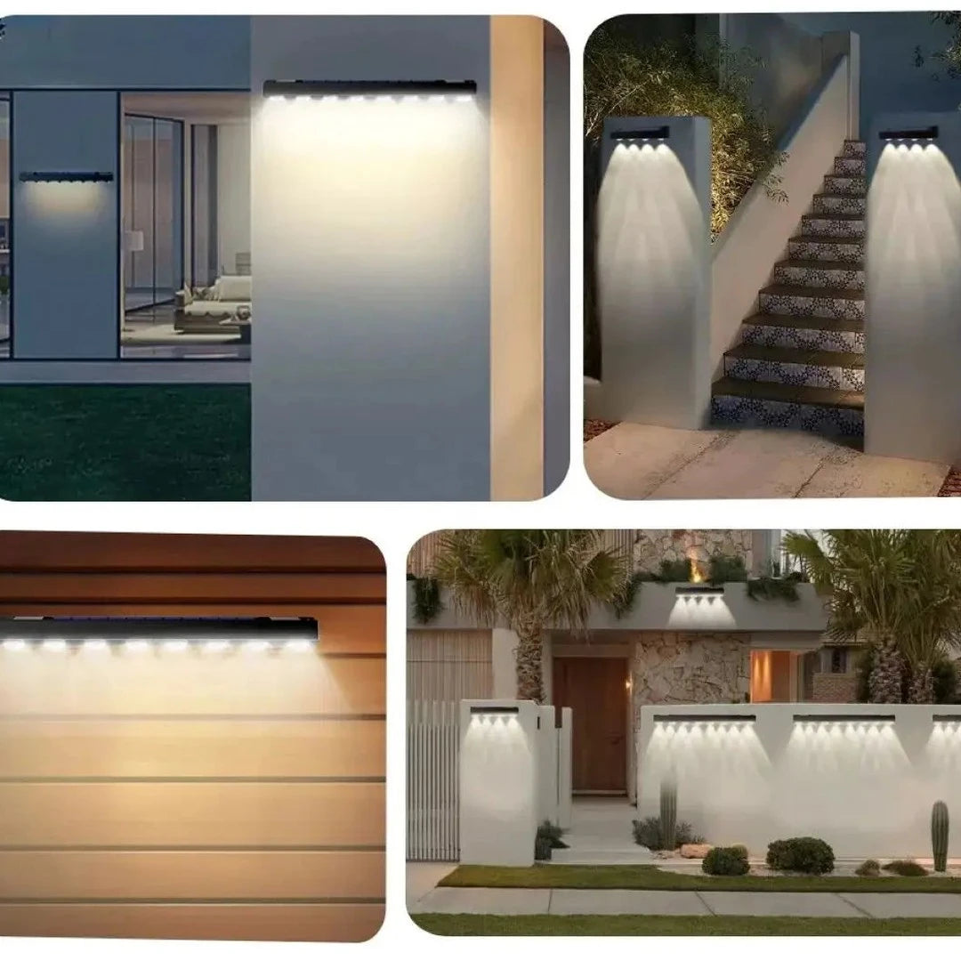 Roscoff, applique solaire pour balcon, marche, clôture, en situation