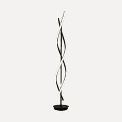 Noir, lampadaire 135 cm