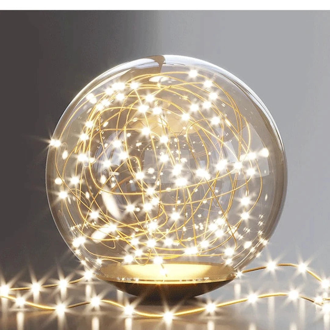 Silvacane, anneaux de lumière et globes étoilés, en situation