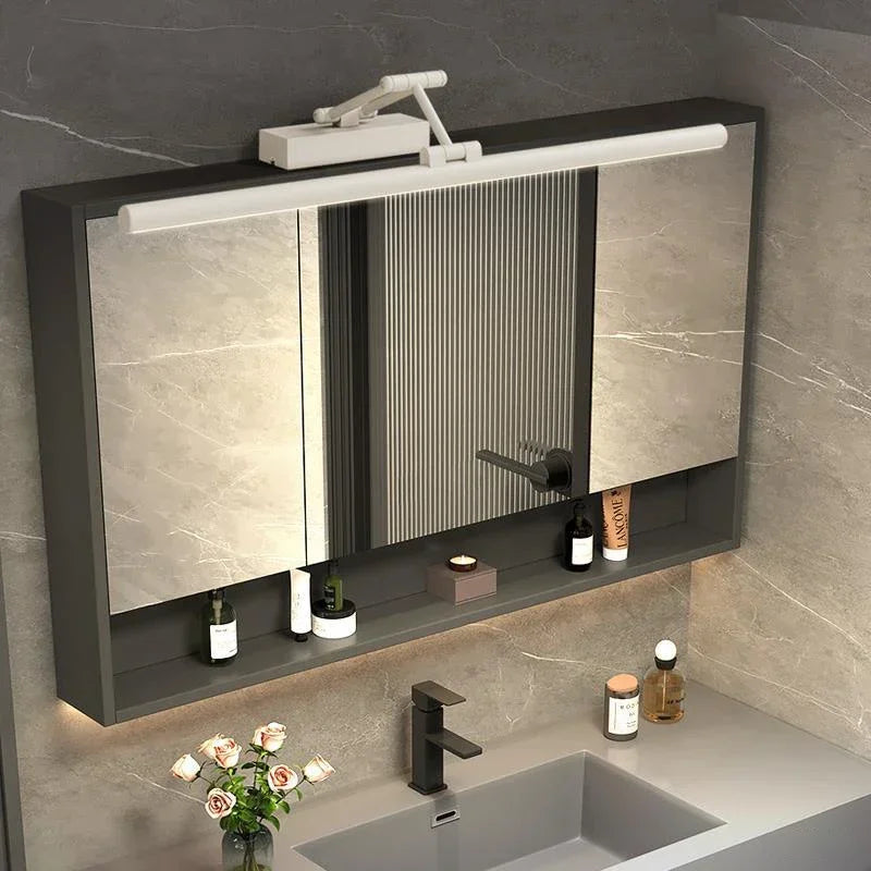 Applique LED articulée IP44, noir ou blanc, 40 à 100 cm – Barèges, sur fond blanc