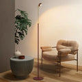 Mornas, lampe d'angle led, 168 cm, rouge brique