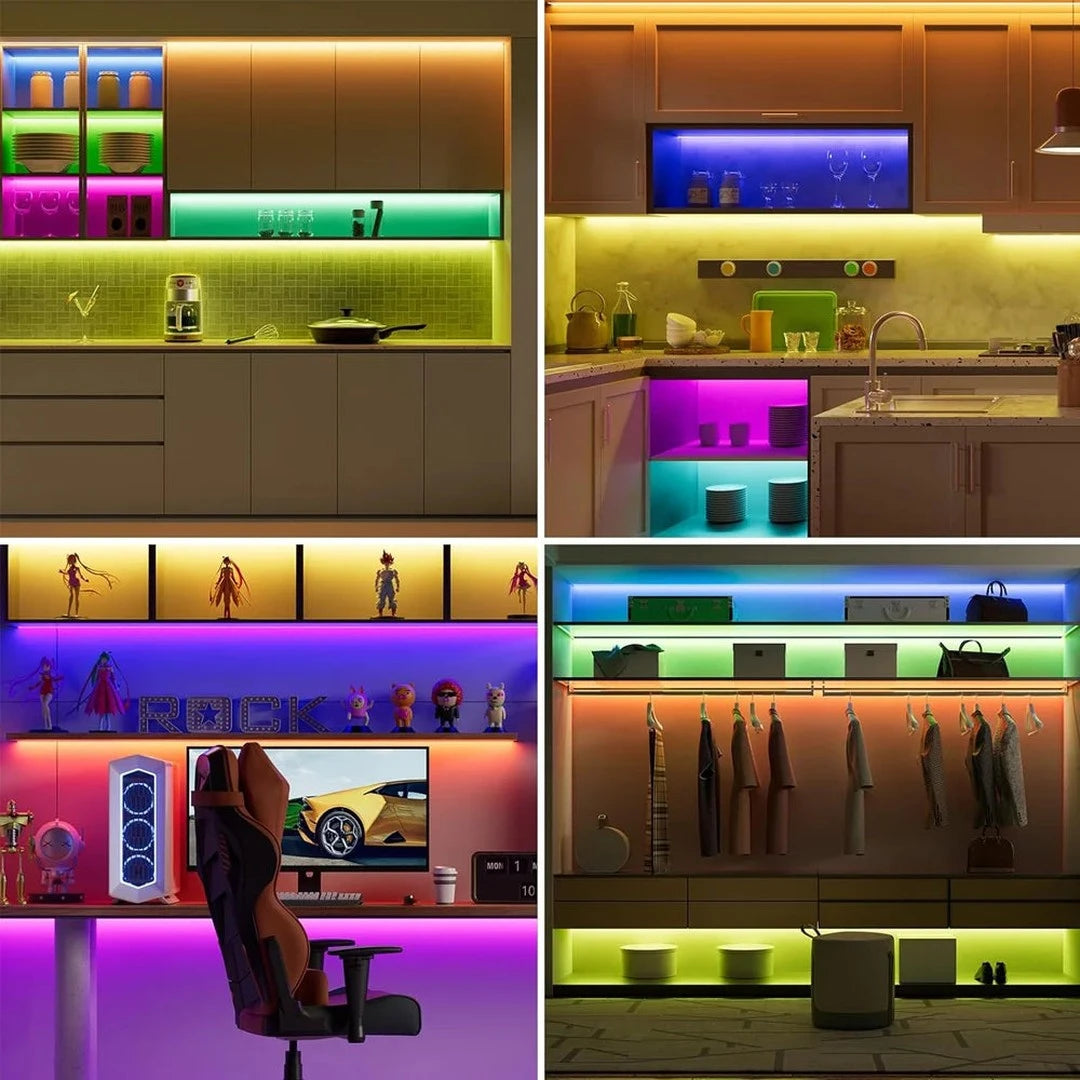 Lucenay, couleurs sans points, connecté en zigbee, en situation