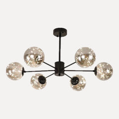 Noir, 6 globes, Ø 70 cm