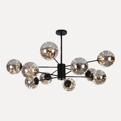 Noir, 10 globes, Ø 90 cm